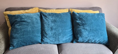Set large sofa cushions - 6,