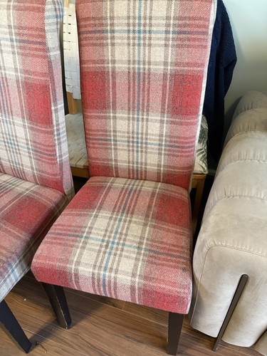 Matching dinning chairs red - chairs,