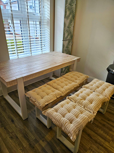 3pc rectangular wood dining - wood,