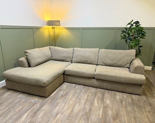 Next beige fabric shaped - next, l-shaped