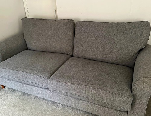 Next rohan grey fabric sofa - grey,