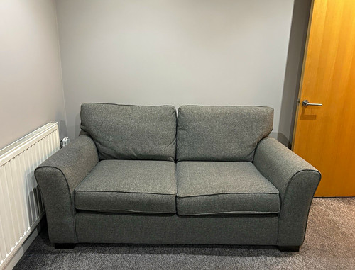 Next grey fabric seater - grey, 2