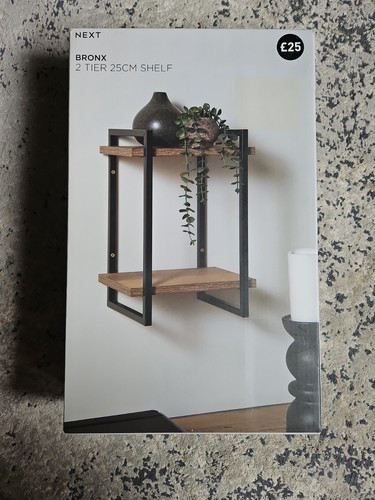 Next bronx tier 25cm shelf - 25cm,
