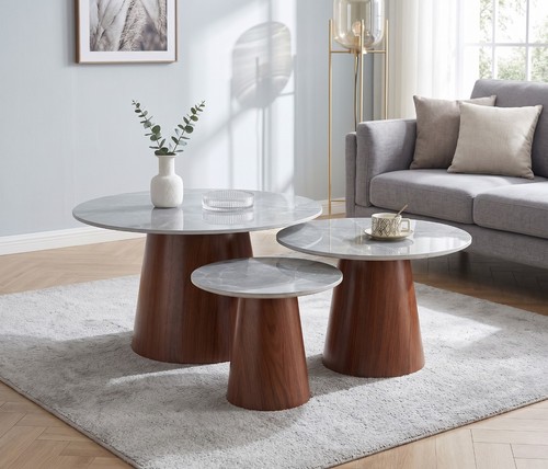 Nest ceramic coffee table - of, 3