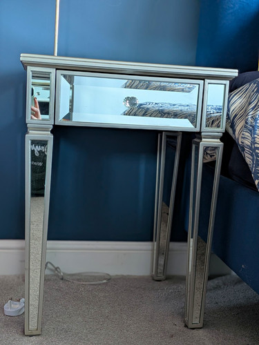Next mirrored glass bedside - next,
