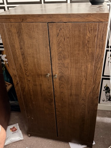 Next brown wood - grain, 2-door