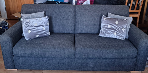Next grey seater ottoman - next,