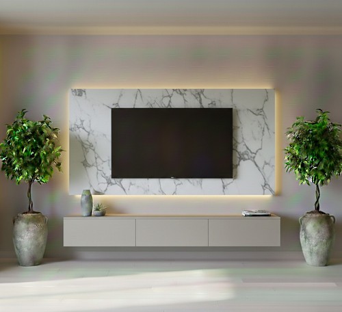 Back panel modern - tv,