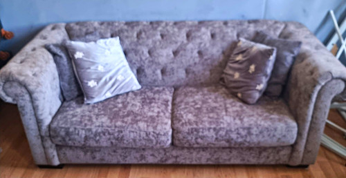 Next grey seater ottoman - seater,